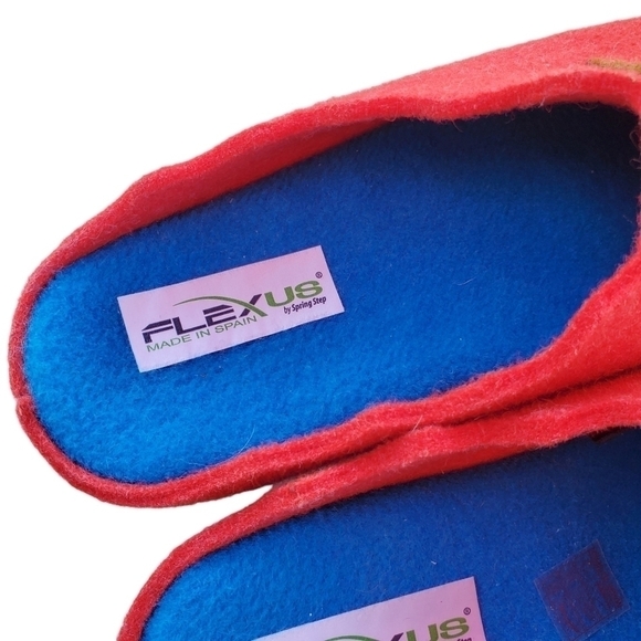 HTF Flexus by Spring Step sz EU40 US9 Dog Lovers wool slippers shoes Scooby Dane - Picture 8 of 14